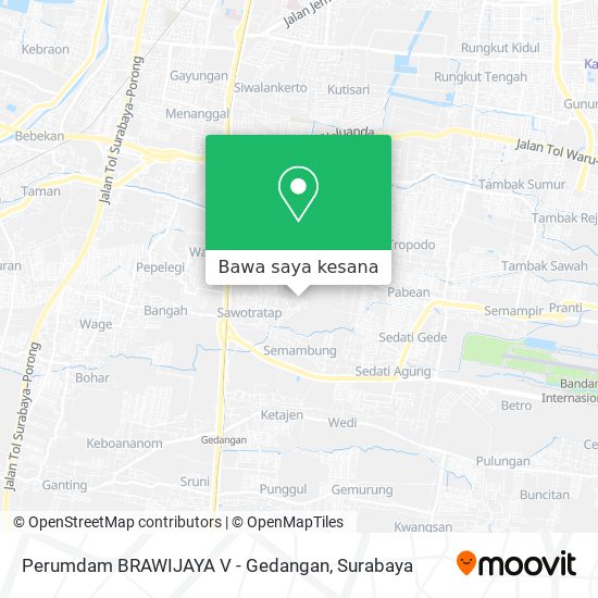 Peta Perumdam BRAWIJAYA V - Gedangan