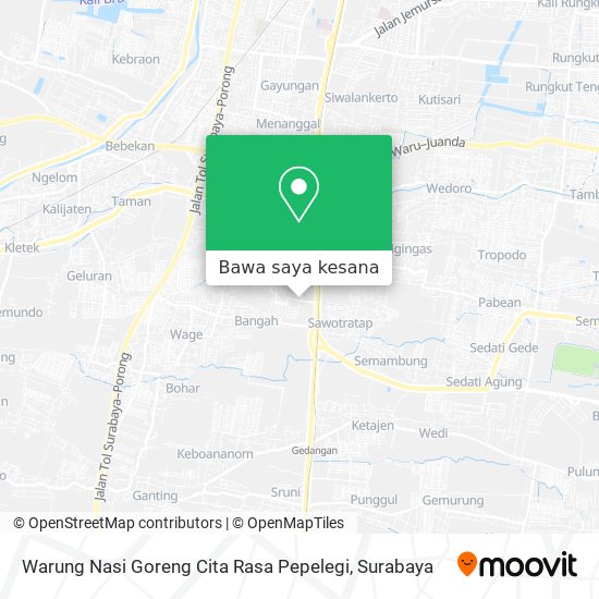 Peta Warung Nasi Goreng Cita Rasa Pepelegi