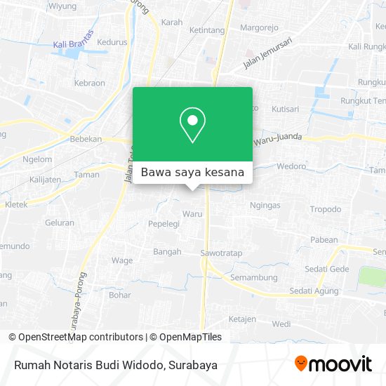Peta Rumah Notaris Budi Widodo