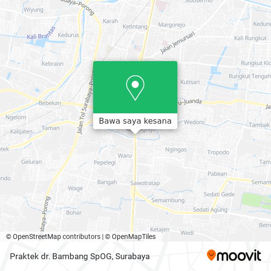 Peta Praktek dr. Bambang SpOG