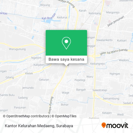Peta Kantor Kelurahan Medaeng