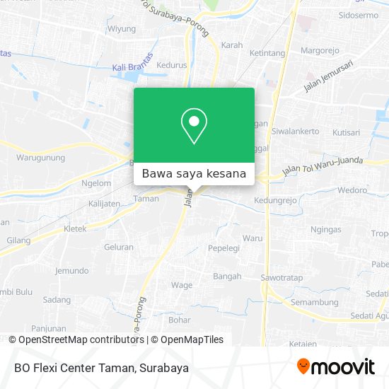 Peta BO Flexi Center Taman