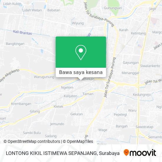 Peta LONTONG KIKIL ISTIMEWA SEPANJANG