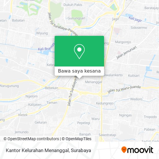 Peta Kantor Kelurahan Menanggal