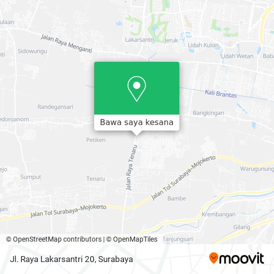 Peta Jl. Raya Lakarsantri 20