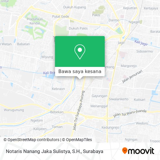 Peta Notaris Nanang Jaka Sulistya, S.H.