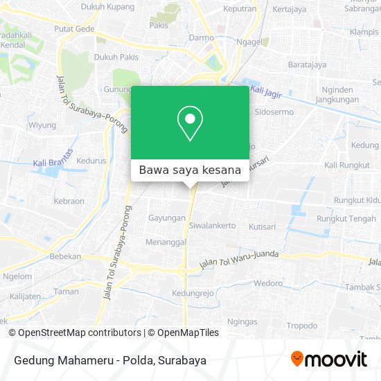 Peta Gedung Mahameru - Polda