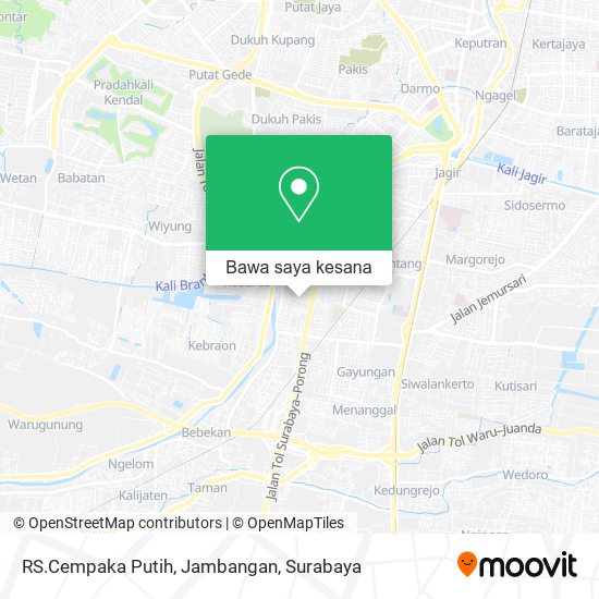 Peta RS.Cempaka Putih, Jambangan