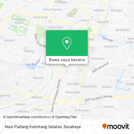 Peta Nasi Padang-Ketintang Selatan