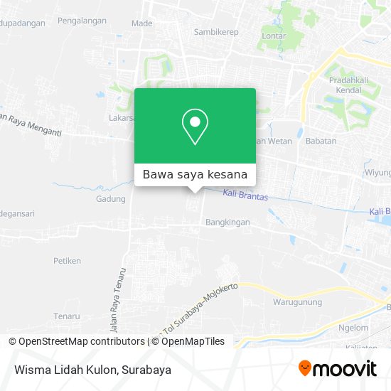 Peta Wisma Lidah Kulon