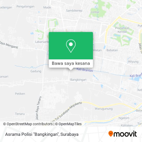 Peta Asrama Polisi "Bangkingan"