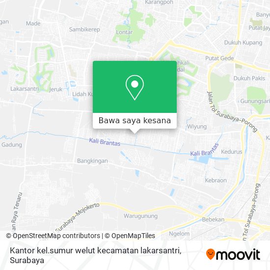 Peta Kantor kel.sumur welut kecamatan lakarsantri