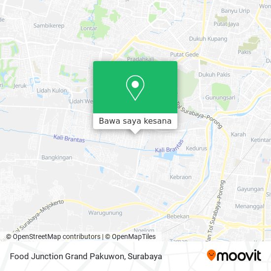 Peta Food Junction Grand Pakuwon