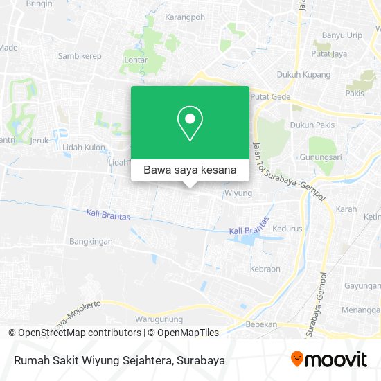 Peta Rumah Sakit Wiyung Sejahtera