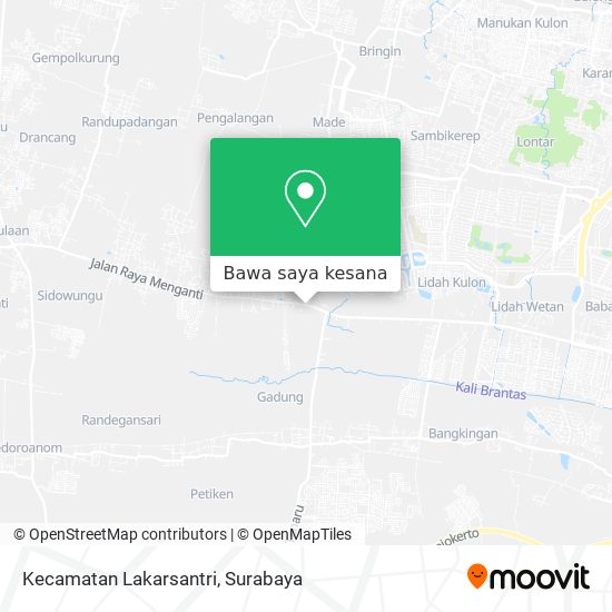 Peta Kecamatan Lakarsantri