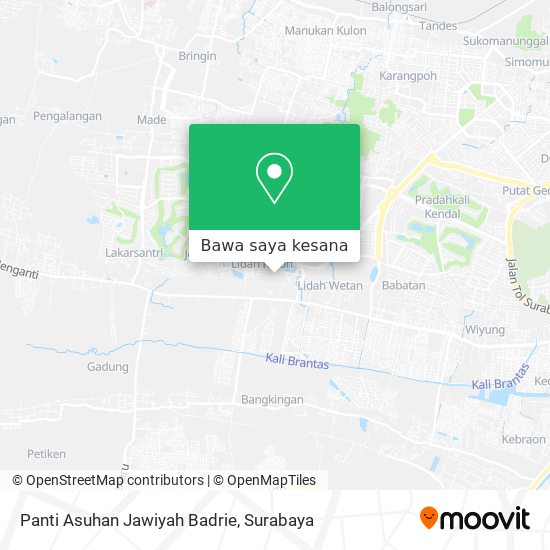 Peta Panti Asuhan Jawiyah Badrie