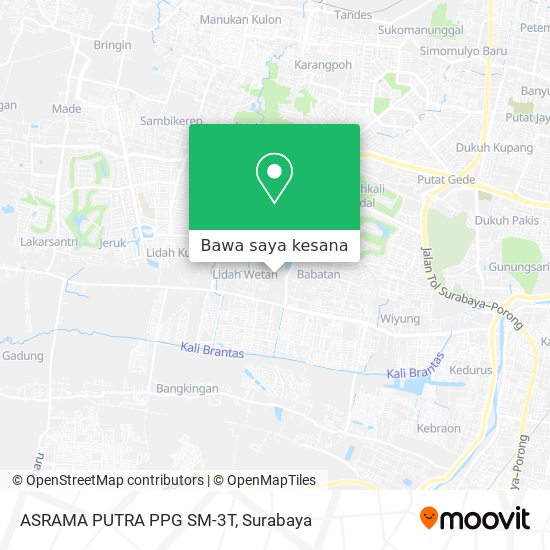Peta ASRAMA PUTRA PPG SM-3T