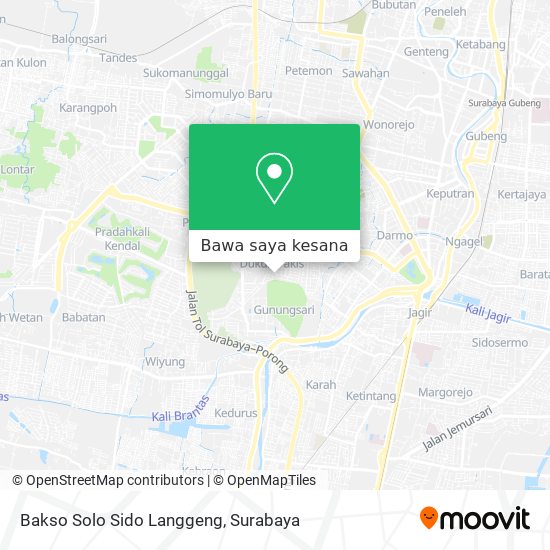 Peta Bakso Solo Sido Langgeng