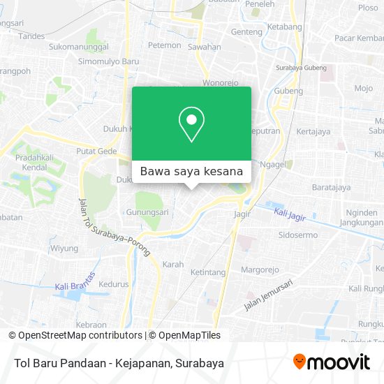 Peta Tol Baru Pandaan - Kejapanan