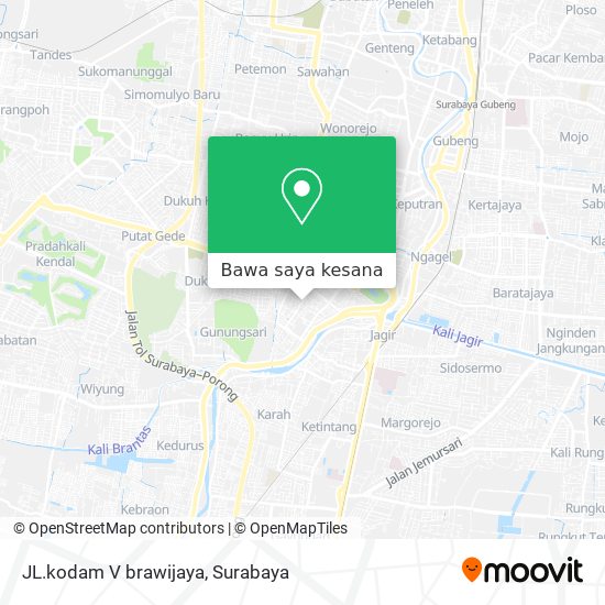 Peta JL.kodam V brawijaya