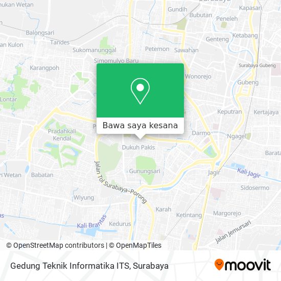 Peta Gedung Teknik Informatika ITS