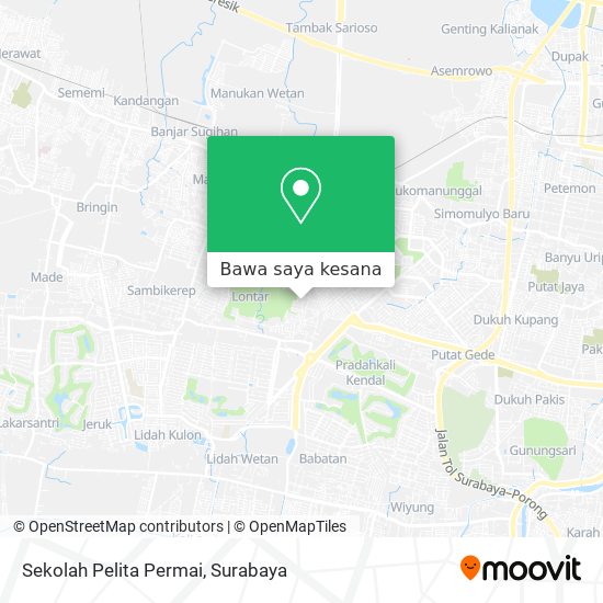 Peta Sekolah Pelita Permai