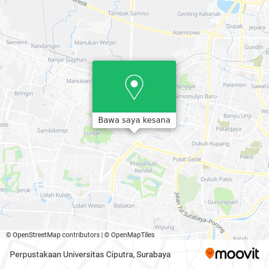 Peta Perpustakaan Universitas Ciputra