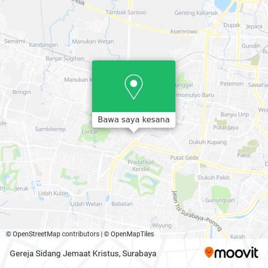 Peta Gereja Sidang Jemaat Kristus