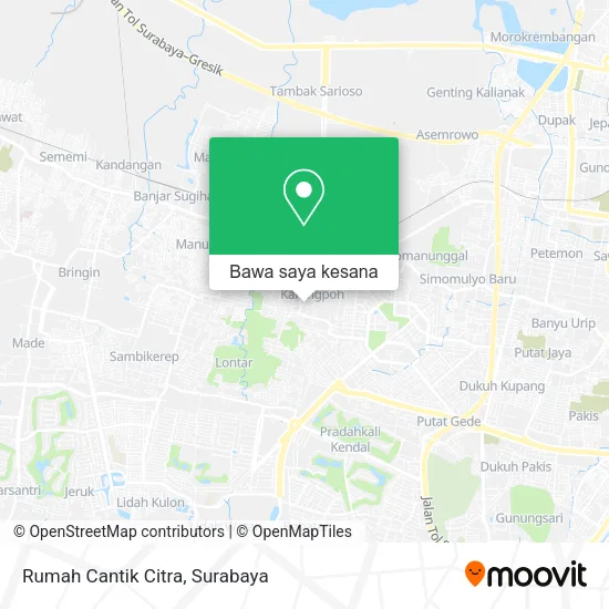 Peta Rumah Cantik Citra