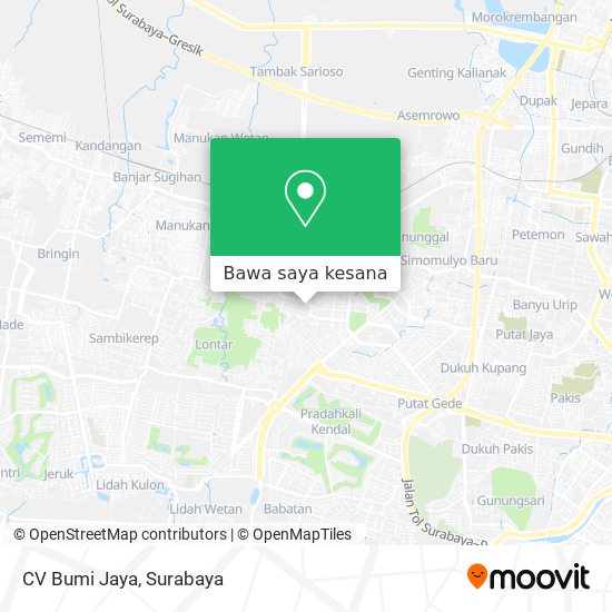 Peta CV Bumi Jaya