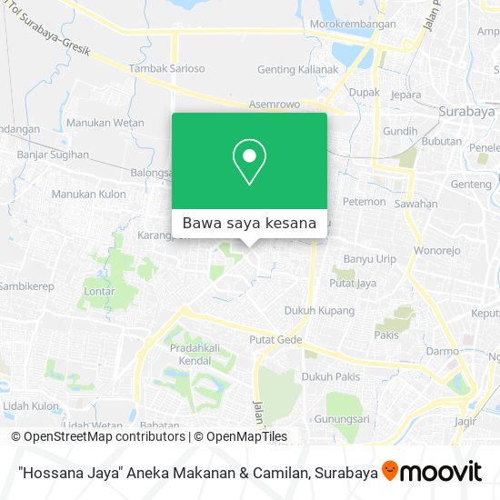 Peta "Hossana Jaya" Aneka Makanan & Camilan