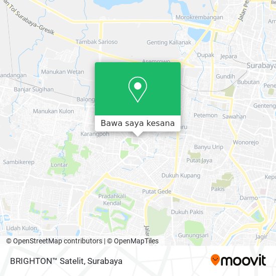 Peta BRIGHTON™ Satelit