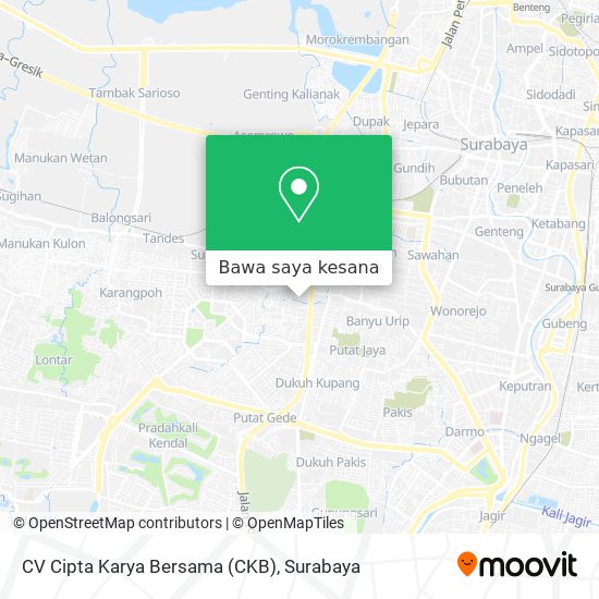 Peta CV Cipta Karya Bersama (CKB)