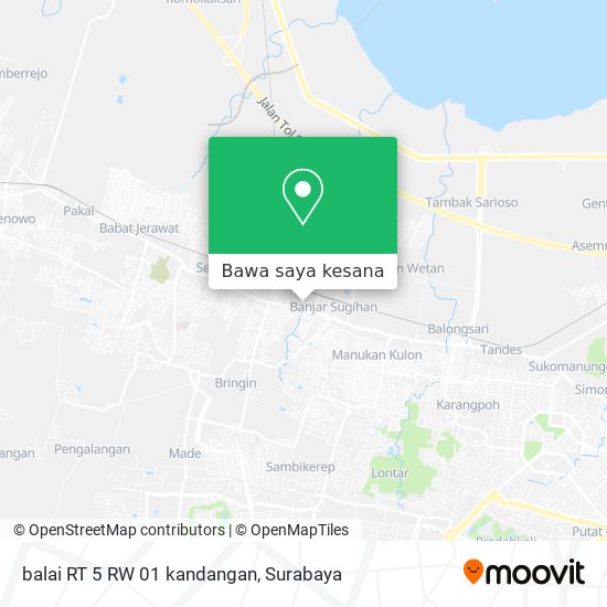 Peta balai RT 5 RW 01 kandangan