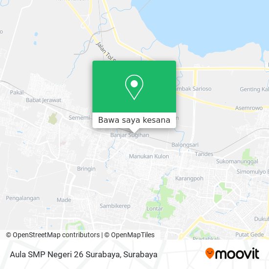 Peta Aula SMP Negeri 26 Surabaya