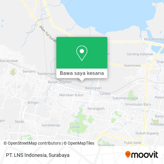 Peta PT. LNS Indonesia