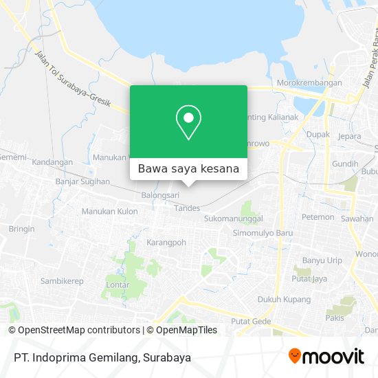 Peta PT. Indoprima Gemilang