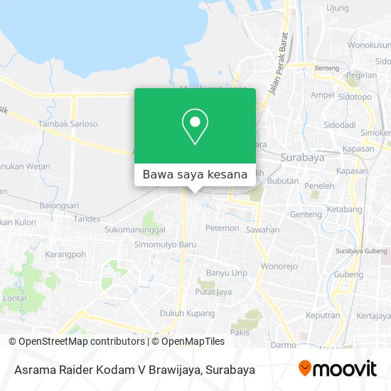 Peta Asrama Raider Kodam V Brawijaya