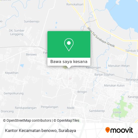 Peta Kantor Kecamatan benowo
