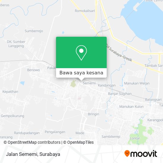 Peta Jalan Sememi