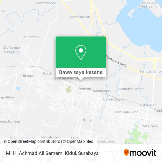 Peta MI H. Achmad Ali Sememi Kidul