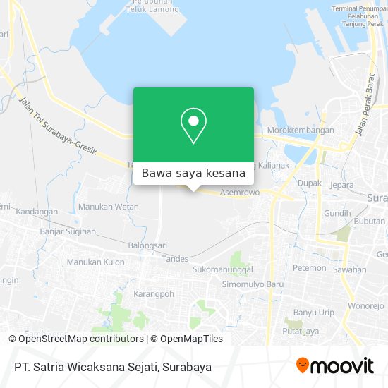 Peta PT. Satria Wicaksana Sejati