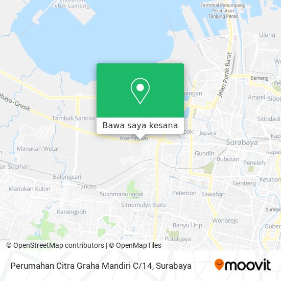 Peta Perumahan Citra Graha Mandiri C / 14