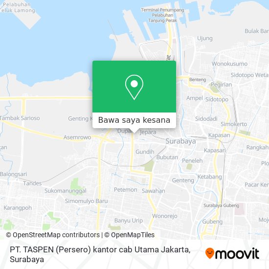 Peta PT. TASPEN (Persero) kantor cab Utama Jakarta