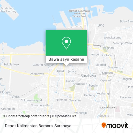 Peta Depot Kalimantan Bamara