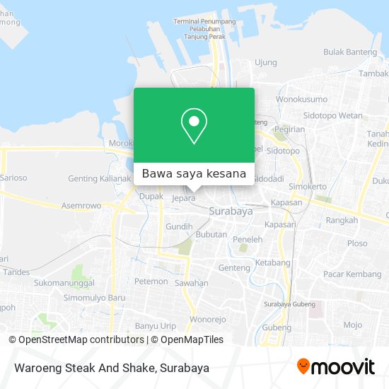 Peta Waroeng Steak And Shake
