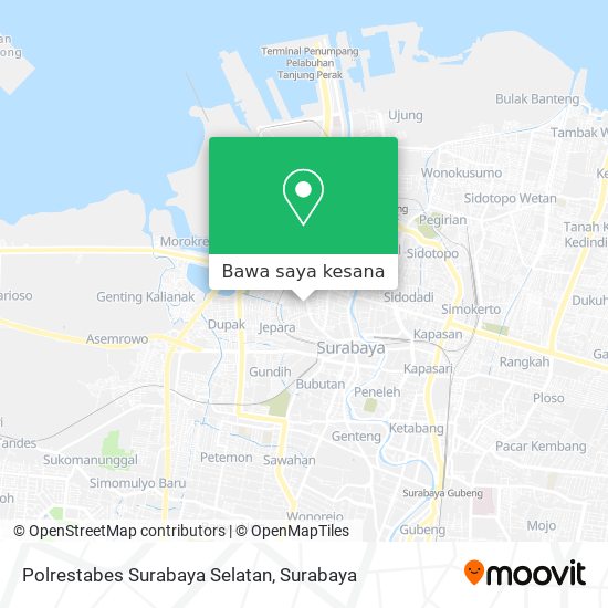 Peta Polrestabes Surabaya Selatan