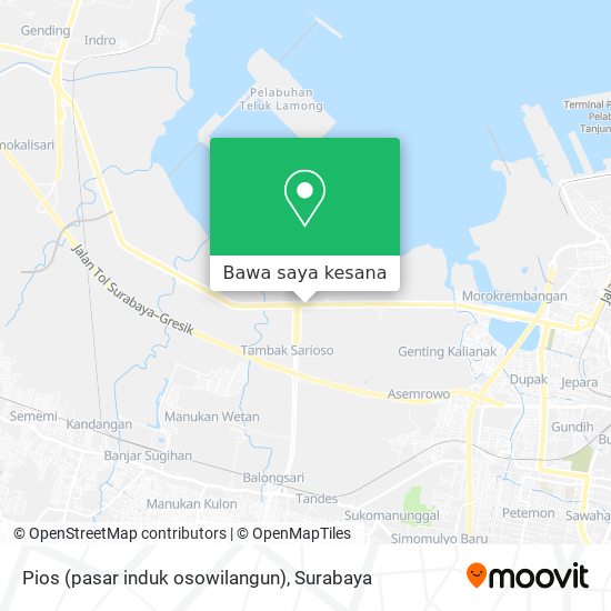 Peta Pios (pasar induk osowilangun)