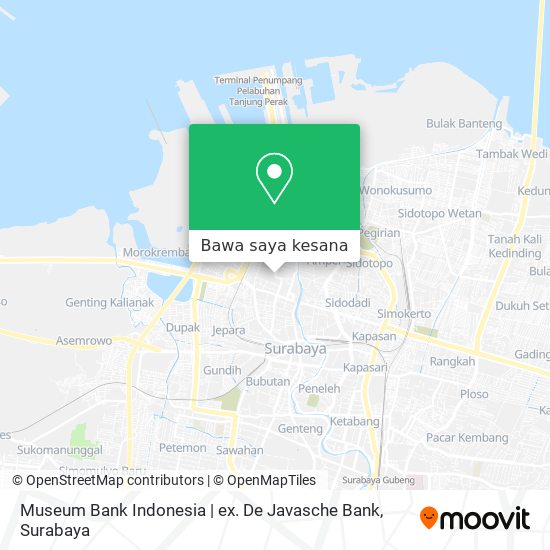 Peta Museum Bank Indonesia | ex. De Javasche Bank