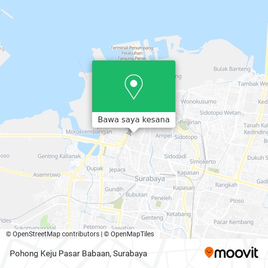 Peta Pohong Keju Pasar Babaan